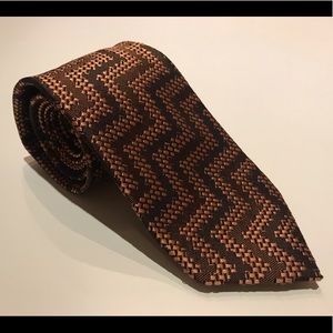 Tom Ford Brown Patterned Neck Tie